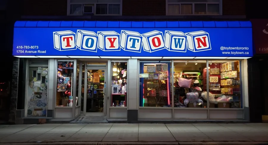 Website preview for Toytown Toronto